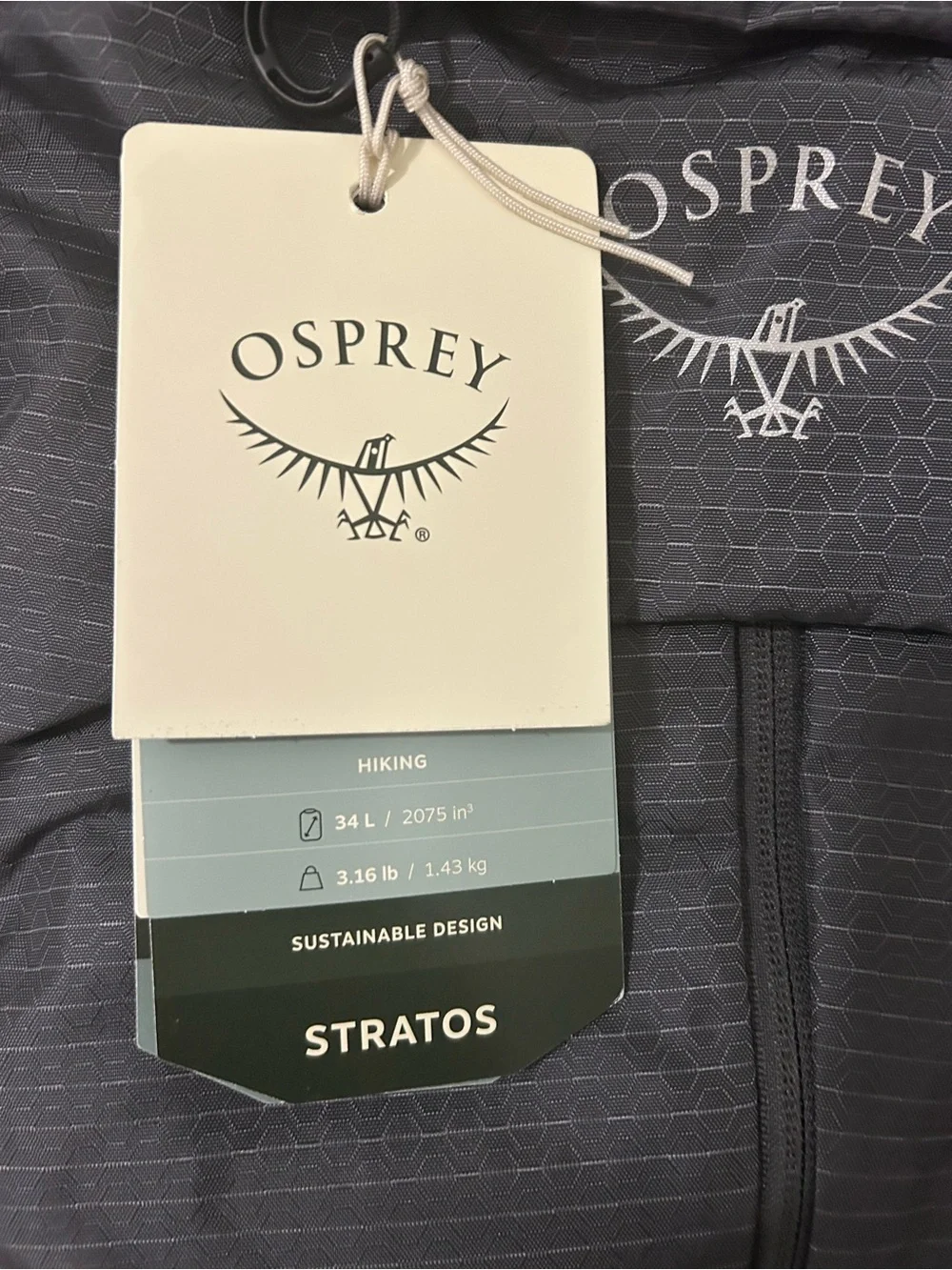 Osprey Stratos 34 Hiking Backpack
